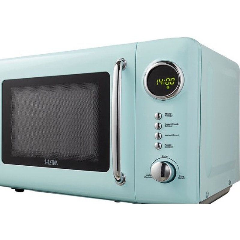 ETNA SMV620TUR Retro Magnetron - 20 liter - Compact, Stijlvol en Efficiënt met 12 Automatische Programma's