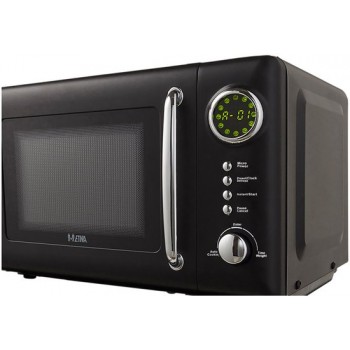 ETNA SMV620ZWA Retro Magnetron - 20 liter - Compact, Stijlvol en Efficiënt met 12 Automatische Programma's