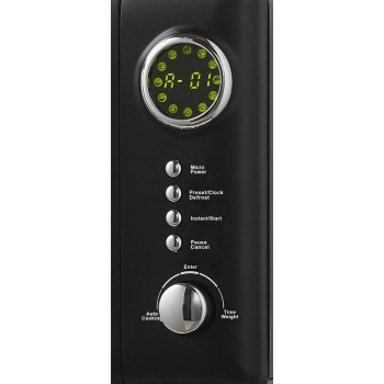 ETNA SMV620ZWA Retro Magnetron - 20 liter - Compact, Stijlvol en Efficiënt met 12 Automatische Programma's