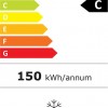 ETNA VV172NRVS - Vrijstaande vriezer - Geschikt voor schuur tot -15°C - No-Frost - 172 cm hoog - RVS/RVS look - Energielabel C - Multi Flow 360-technologie - FastFreeze - 5 lades + 2 schappen