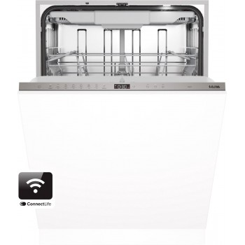 ETNA VW342HCP - Inbouw vaatwasser 60 cm - Zilvergrijs - ConnectLife - 16 couverts - Flexibele besteklade - 7 programma’s - Nachtprogramma