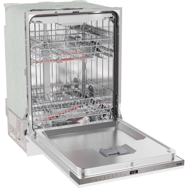 ETNA VW342HCP - Inbouw vaatwasser 60 cm - Zilvergrijs - ConnectLife - 16 couverts - Flexibele besteklade - 7 programma’s - Nachtprogramma