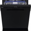 ETNA VWV640ZWA - Vrijstaande vaatwasser - Zwart - 60 cm - Energieklasse A - 14 couverts - 8 programma's - Uitgestelde start - LED binnenverlichting