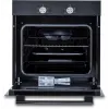 Everglades EVBI4600 - Inbouwoven Zwart - Zwart Glas - 62 Liter - 4 Oven Standen - A Klasse
