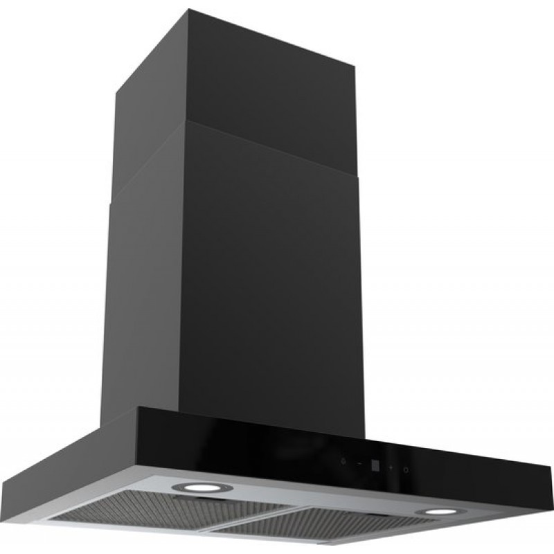 Everglades EVCH6840B - Afzuigkap - Zwart - 60CM - Met Krachtige Motor van 800M3/H - Energieklasse A - 4 Standen - Tiptoets - Digitaal