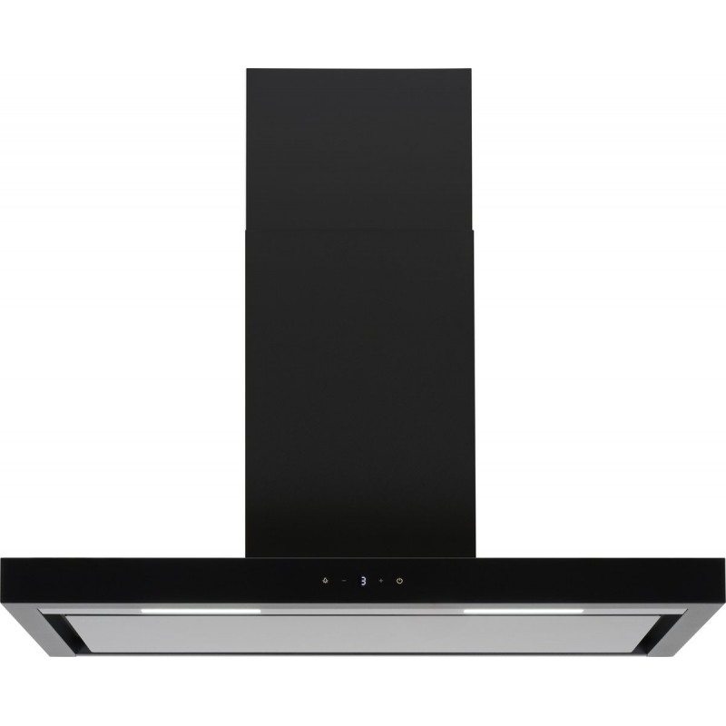 Everglades EVCH9845B - Afzuigkap - Recirculatie - Zwart - 90CM - Met Krachtige Motor van 800M3/H - Inclusief Koolstoffilters - Energieklasse A - 4 Standen - Tiptoets - Digitaal