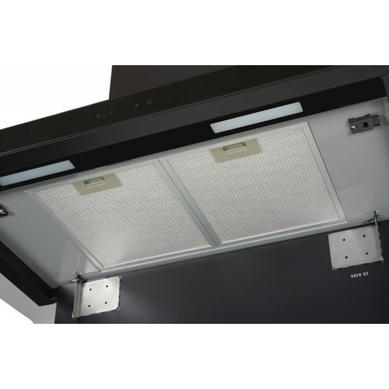 Everglades EVCH9845B - Afzuigkap - Recirculatie - Zwart - 90CM - Met Krachtige Motor van 800M3/H - Inclusief Koolstoffilters - Energieklasse A - 4 Standen - Tiptoets - Digitaal