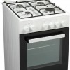 Everglades EVCK032 - Gasfornuis - Wit - 50CM - 46 Liter