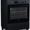 Everglades EVCK6050 Pro - Gasfornuis - 60CM - Pro Line - Digitale Timer - Gietijzeren Pannendragers - Hete Lucht Oven