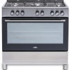 Everglades EVCK9011 - Gasfornuis - RVS - 90CM - 96 Liter - 6 Ovenstanden - Wokbrander - Timer