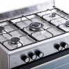 Everglades EVCK9011 - Gasfornuis - RVS - 90CM - 96 Liter - 6 Ovenstanden - Wokbrander - Timer