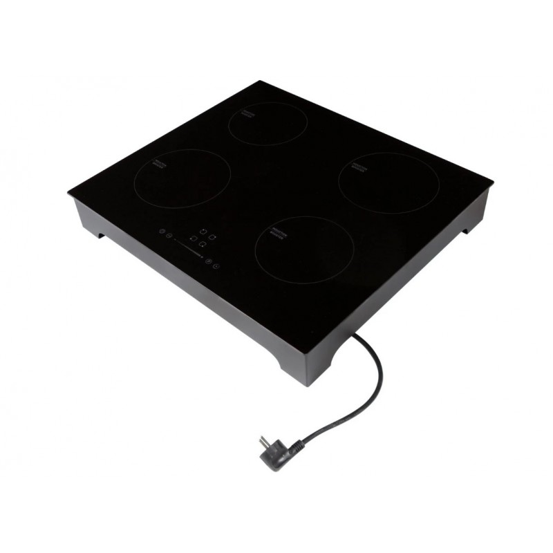 Everglades EVFH821 4 Pits Opzet Inductie Kookplaat - 230 Volt Plug and Play - Panherkenning - Boost 
