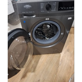 REFURSBISHED2 - Everglades EVWM91402AG Zuinige Wasmachine - 9KG - A Klasse - Stoomfuncties - Koolborstelloze Motor - Zeer Stil 72dB - Titanium Grijs