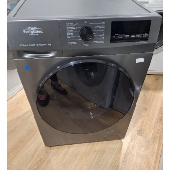 REFURSBISHED2 - Everglades EVWM91402AG Zuinige Wasmachine - 9KG - A Klasse - Stoomfuncties - Koolborstelloze Motor - Zeer Stil 72dB - Titanium Grijs