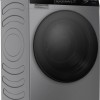 Everglades EVWM91412AG Zuinige Wasmachine - 9KG - A Klasse - Stoomfuncties/Allergie+ - Koolborstelloze Motor - Zeer Stil 72dB - Titanium Grijs