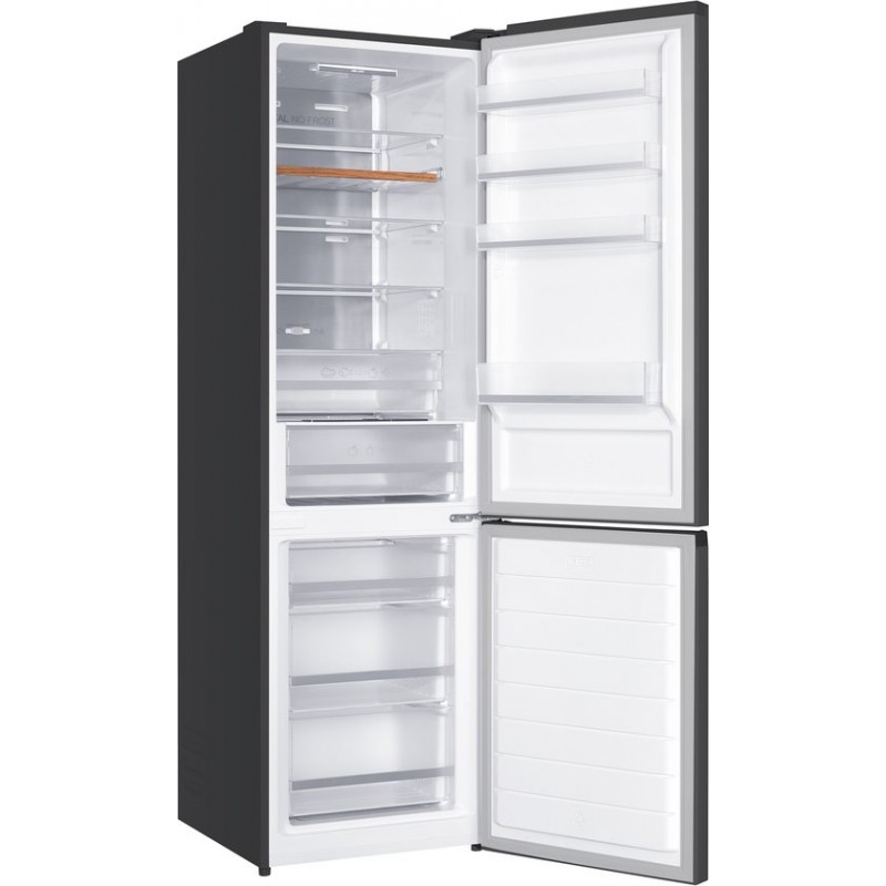 Frilec BONN388-NFD-040AIN - Koelvriescombinatie - Zuinig A-Label - 201 cm Hoog - Display - Fast Freeze - Multiflow - 377L - No Frost - Inox