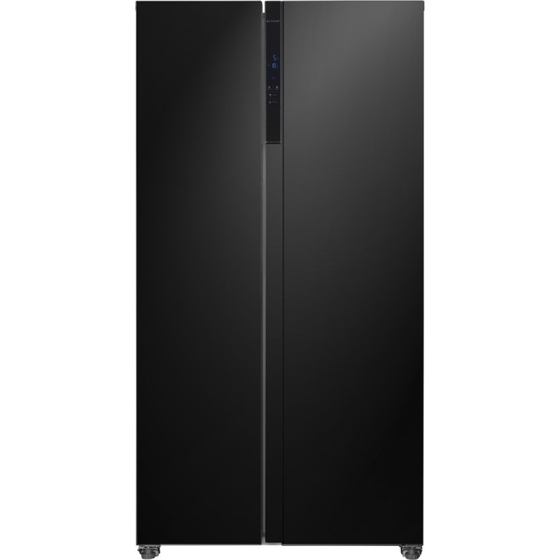 Frilec BONNSBS-630-040CB - Amerikaanse koelkast - Energiezuinig C - No Frost - 5 Jaar Garantie - 2 Deuren - 532 Liter - Super Vries - Digitaal Display - Zwart