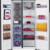 Frilec BONNSBS-680-040CB - Amerikaanse koelkast - C label - Supervriezen - Digitaal Display - Fresh Zone - 595 Liter - Zwart