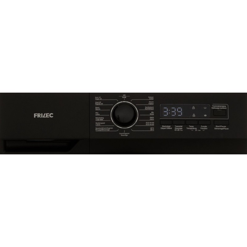 FRILEC KOBLENZ9214WA-030B - Wasmachine - 9 Kilo - Zwart - A Klasse