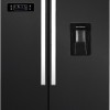 Frilec SBSRW016-W-040FB - Amerikaanse koelkast - Zwart