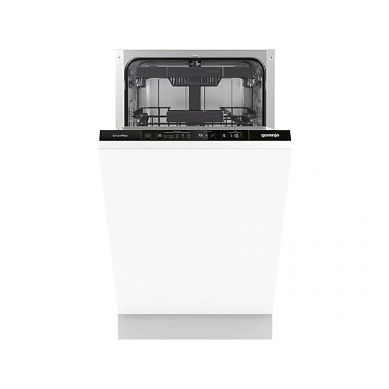 GORENJE GV 561 D 10  Vaatwasser (volledig geïntegreerd (besteklade, 448 mm breed, 45 dB (A), D))