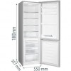 GORENJE RK418DPS4 koel-vriescombinatie (Energielabel D, 269 l, 180 cm hoog, grijs)