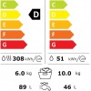 Gorenje WD2S164ADSWA/DE, Voorlader, Vrijstaand, Wit, Links, Zwart, Draaiknop, Touch