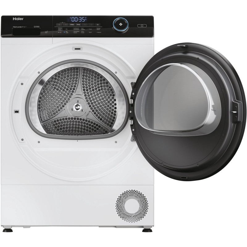 Haier HD80-A3959E-DF Wasdroger - 8kg - Warmtepomp Inverter - Geconnecteerd - 15 programma’s