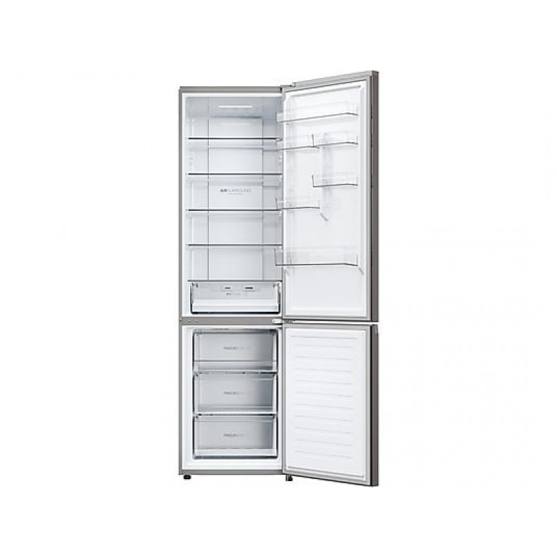HAIER HDPW3620CNPD 2D 60 SERIE 3 Pro Koel-vriescombinatie (Energielabel C, 406 l, 205 cm hoog, Donker inox)