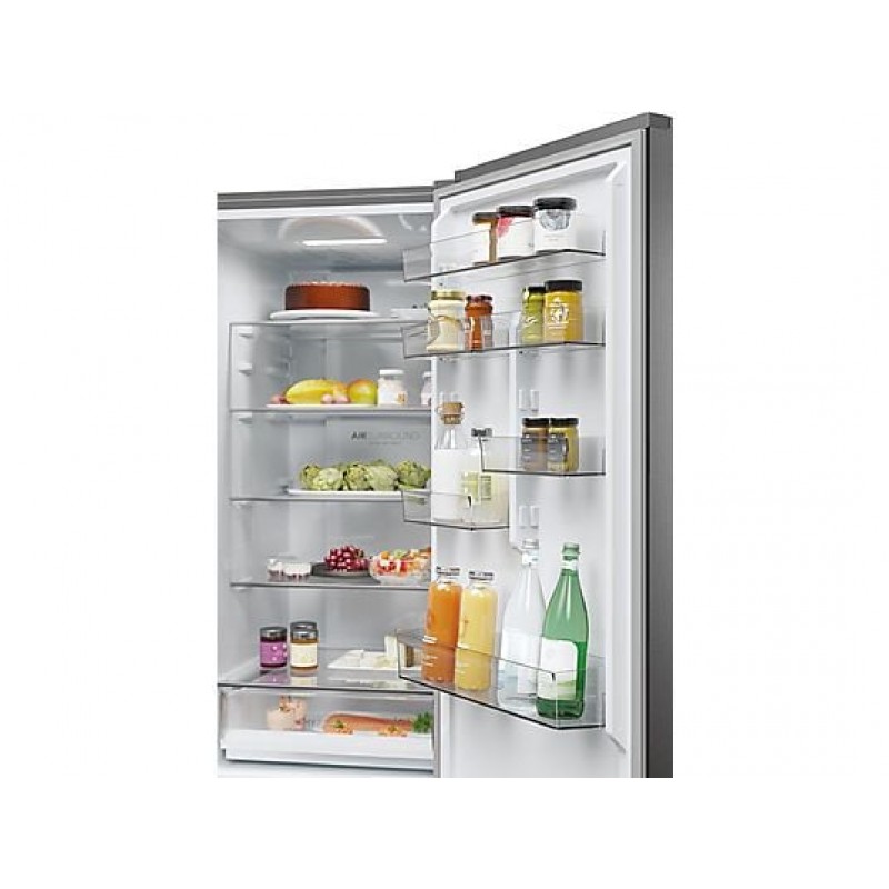 HAIER HDPW3620CNPD 2D 60 SERIE 3 Pro Koel-vriescombinatie (Energielabel C, 406 l, 205 cm hoog, Donker inox)