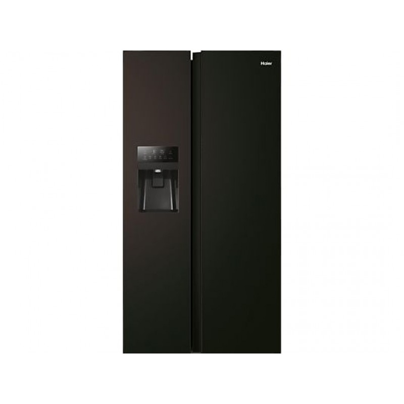 HAIER HSR5918DIPB SBS 90 SERIE 5 Side-by-Side (511 l, D, 1775 mm hoog, matzwart)