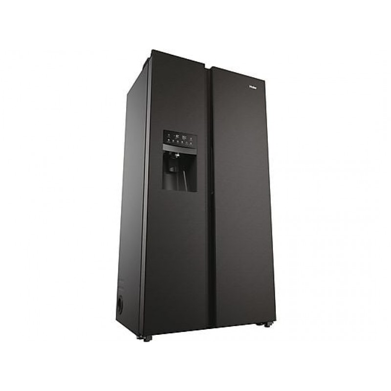 HAIER HSR5918DIPB SBS 90 SERIE 5 Side-by-Side (511 l, D, 1775 mm hoog, matzwart)