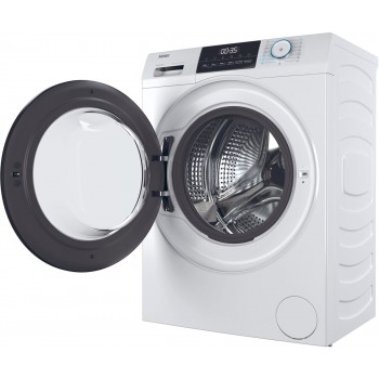 Haier HW100-BP14929A-S -Wasmachine - 10kg - A - Extra stil (72 dB) - Grote capaciteit - Stoombehandeling - Antibacteriële Behandeling (ABT) - 15 programma’s