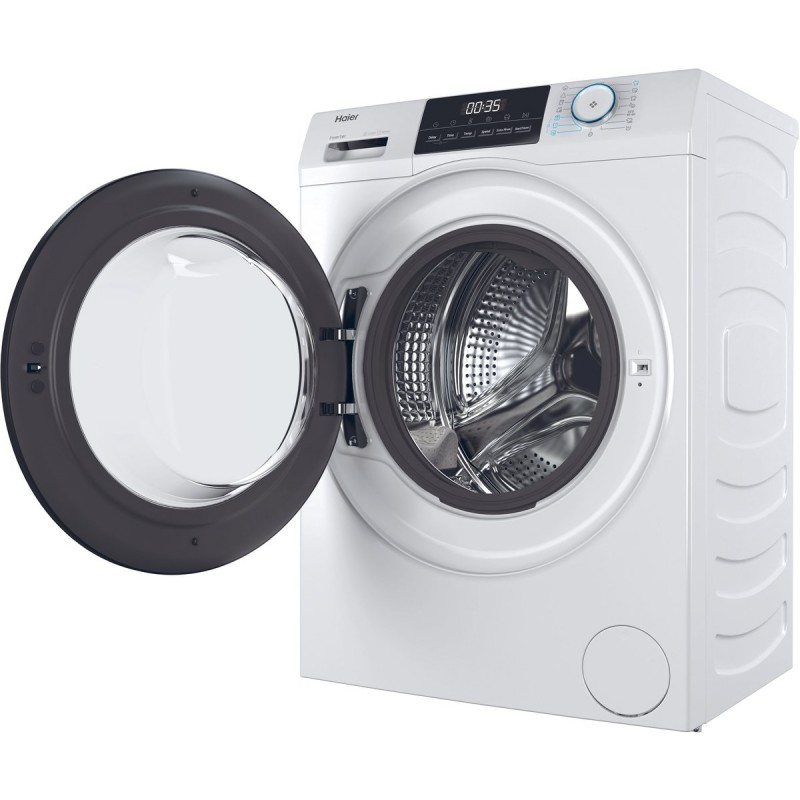 Haier HW100-BP14929A-S -Wasmachine - 10kg - A - Extra stil (72 dB) - Grote capaciteit - Stoombehandeling - Antibacteriële Behandeling (ABT) - 15 programma’s