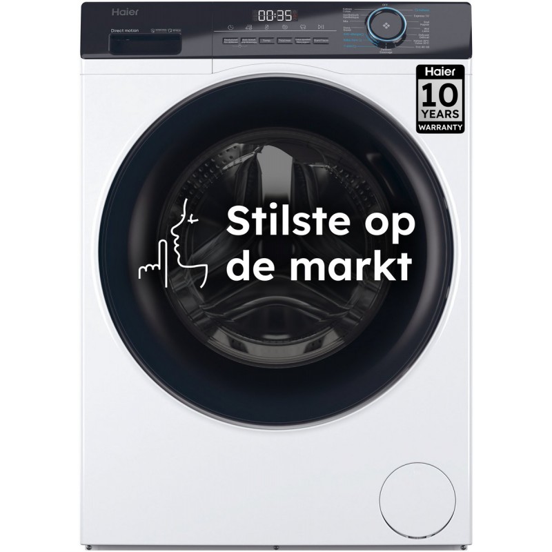 Haier HW70-B14929-DF - De stilste wasmachine op de markt - 7kg - A- Stoombehandeling - Antibacteriële Behandeling (ABT) - 15 programma’s