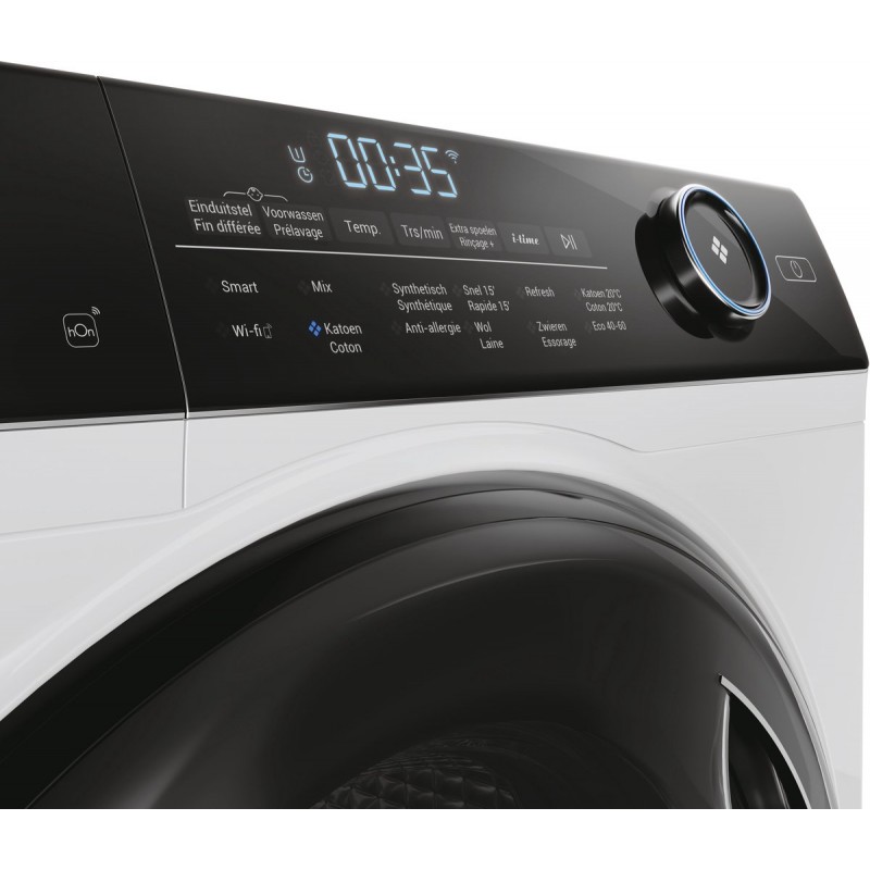 Haier HW80-B14959U1DF - De stilste wasmachine op de markt - 8kg - A-20% - Stoombehandeling & Refresh - Antibacteriële Behandeling (ABT) - 16 programma’s