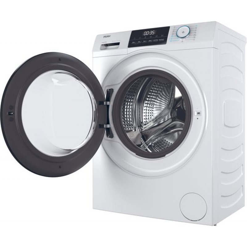 Haier HW80-BP14929A-S - Wasmachine - 8kg - A - Extra stil 70 dB - Stoombehandeling - Antibacteriële Behandeling ABT - 16 programma’s