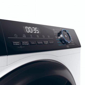Haier HW90-B14939 -De stilste wasmachine op de markt - 9kg - A- Stoombehandeling - Antibacteriële Behandeling (ABT) - 16 programma’s