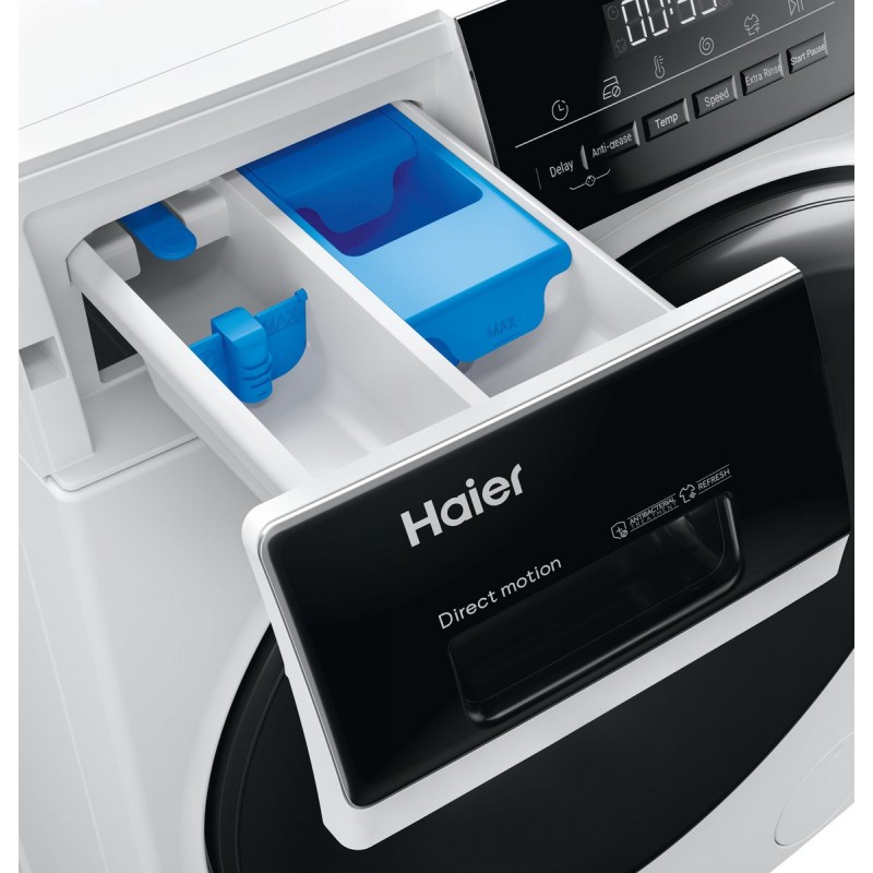 Haier HWD90-B14939-S - Was-droogcombinatie - 9+6kg - A/D - Extra stil (72 dB) - Zuinig - 15 programma’s