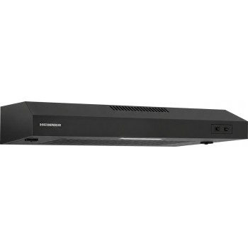 Heinner CH-MD190BK Onderbouw Afzuigkap 60 cm - 190 m³/u - 1x 38 W Motor - 2 Standen - 1x 1.5 W LED-Verlichting - Zwart