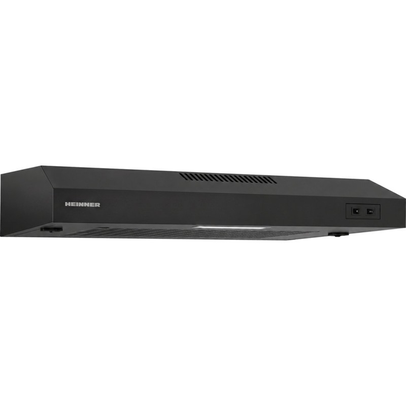 Heinner CH-MD190BK Onderbouw Afzuigkap 60 cm - 190 m³/u - 1x 38 W Motor - 2 Standen - 1x 1.5 W LED-Verlichting - Zwart