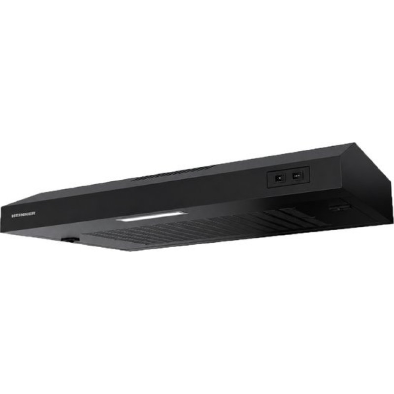 Heinner CH-MD190BK Onderbouw Afzuigkap 60 cm - 190 m³/u - 1x 38 W Motor - 2 Standen - 1x 1.5 W LED-Verlichting - Zwart