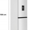 Heinner HCNF-HM291WDE++ Koel-vriescombinatie met Waterdispenser – 291 L – No Frost – Elektronische Temperatuurregeling – Wit