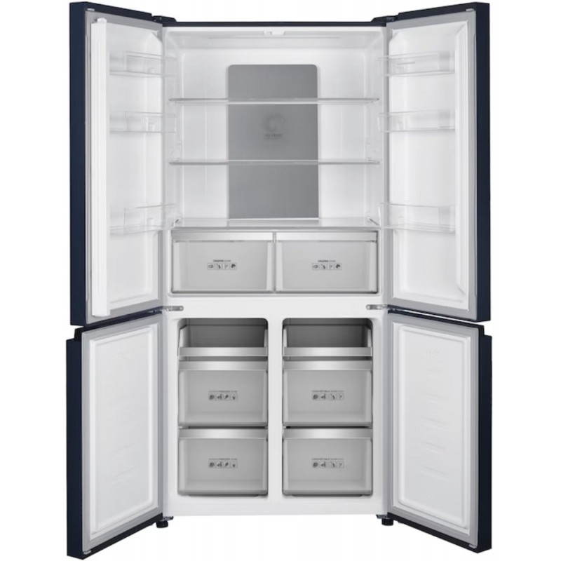 Heinner HSBS-HM600MDNFDXE++ Amerikaanse Multi-Deurs Koelkast – 600 L – Full No Frost – Touch Display – Inox Antraciet – InoxCool Technology