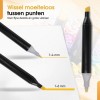 Woodley Dubbelzijdige Stiften - 168 kleuren - Voor volwassen en kinderen - Markeerstiften - Dubbelzijdige stiften - Twinmarkers voor Happy Stones - Alcohol Markers