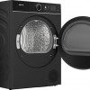 Hisense DH5I104BBAB - Wasdroger - 10 kg - Zwart - Warmtepomp - Vrijstaand - Energieklasse A - Auto Dry - iCare - iDry - Trommelverlichting - ConnectLife - TouchScreen - Stoom functie - Anti Kreuk