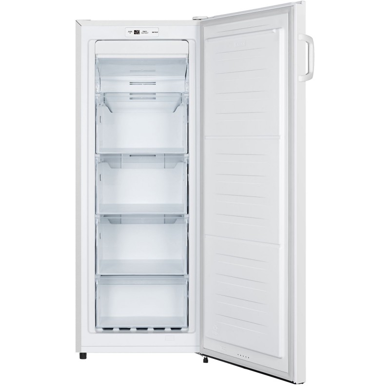 Hisense FV191N4AWD - Vrijstaande vriezer - Geschikt voor schuur tot -15°C - Wit - 143 cm hoog - Energieklasse D - Geluidsniveau 38 dB(A) - Inhoud 155 liter