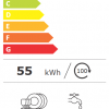 Hisense HS693A90XAD - Vrijstaande Vaatwasser - 60 cm breed - 16 Couverts - Besteklade - 40 dB - Energieklasse A