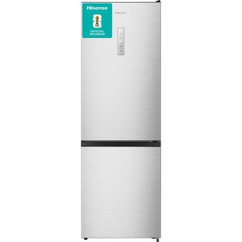 Hisense RB372N4CCD - Vrijstaande koel-vriescombinatie - 178 cm hoog - 292 liter - Energielabel D - Geluidsniveau 36 dB - LED Display - SuperCool - FastFreeze - Deuralarm - Interverter Compressor