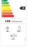 Hisense RB372N4CCD - Vrijstaande koel-vriescombinatie - 178 cm hoog - 292 liter - Energielabel D - Geluidsniveau 36 dB - LED Display - SuperCool - FastFreeze - Deuralarm - Interverter Compressor